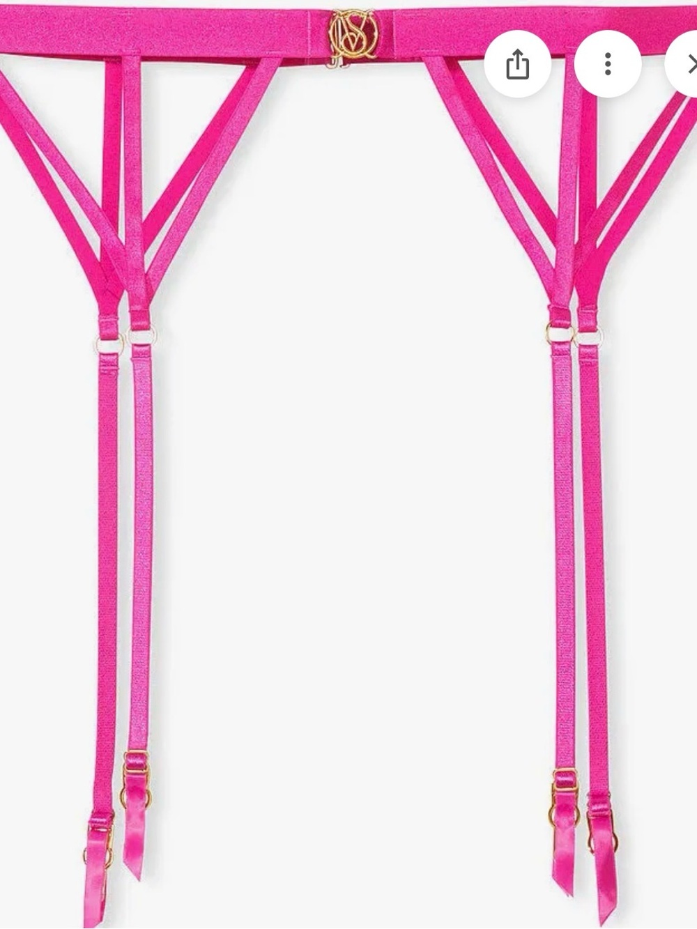 Victoria Secret Barbie hot pink womenβs ladies lingerie garter brand new